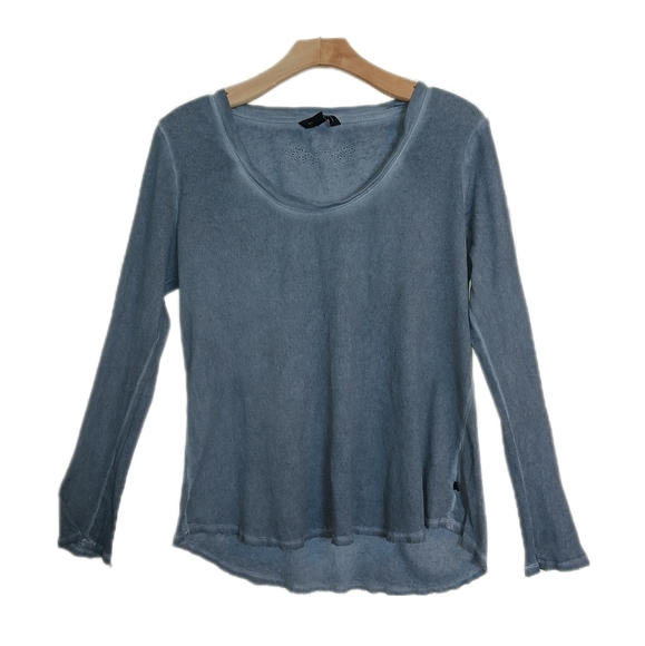 🔴 SALE Rock & Republic Grey Embellished Long Sleeve Shirt - Picture 1 of 7